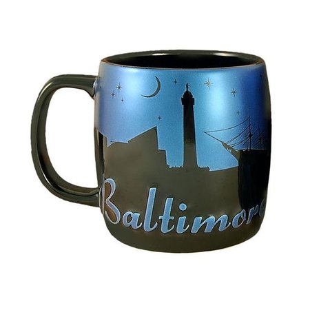 AMERICAWARE Americaware SMBAL02 Baltimore 22 oz Night Sky Silhouette Mug SMBAL02